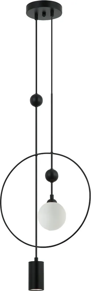 Luminaire Suspendu Double Noir Italux TROSTI pour Salon et Cuisine