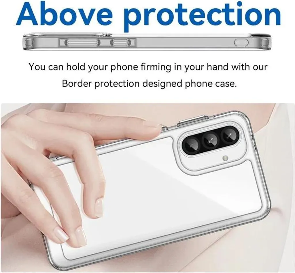 Cover Rinforzata Samsung A36 A56 5G Phonesta Trasparente Anti-Urti - 7