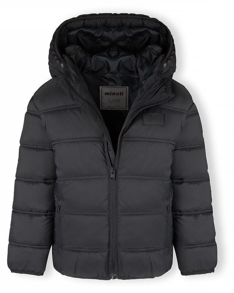 Minoti Winterjacke Jungen mit Kapuze, wattiert, gesteppt – Produktbild 