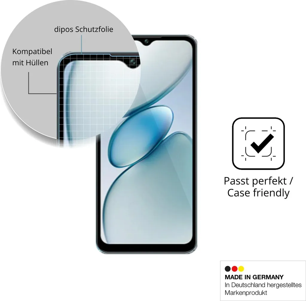 Screen Protector Oukitel C5 4 Pezzi dipos - Trasparenza 100% Anti-Urti - 6