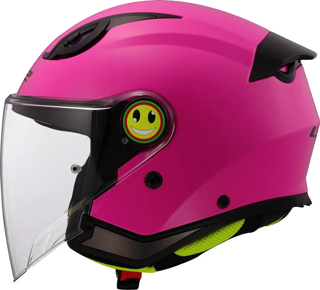 Casque Moto Ville LS2 OF622 Rose S : Idéal pour Scooter et Mobilité - 3