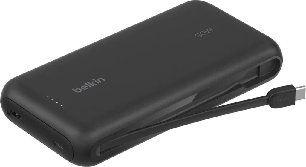 Batterie Externe 20000mAh USB-C Power Delivery Belkin pour Smartphone Noir