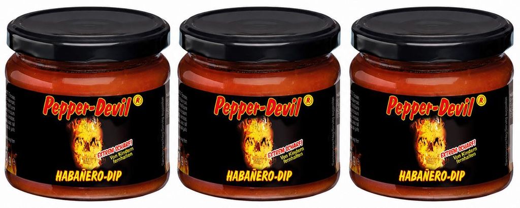 XOX Pepper Devil Habanero Dip wuerzig mit Tomatennote 250g Produktbild 