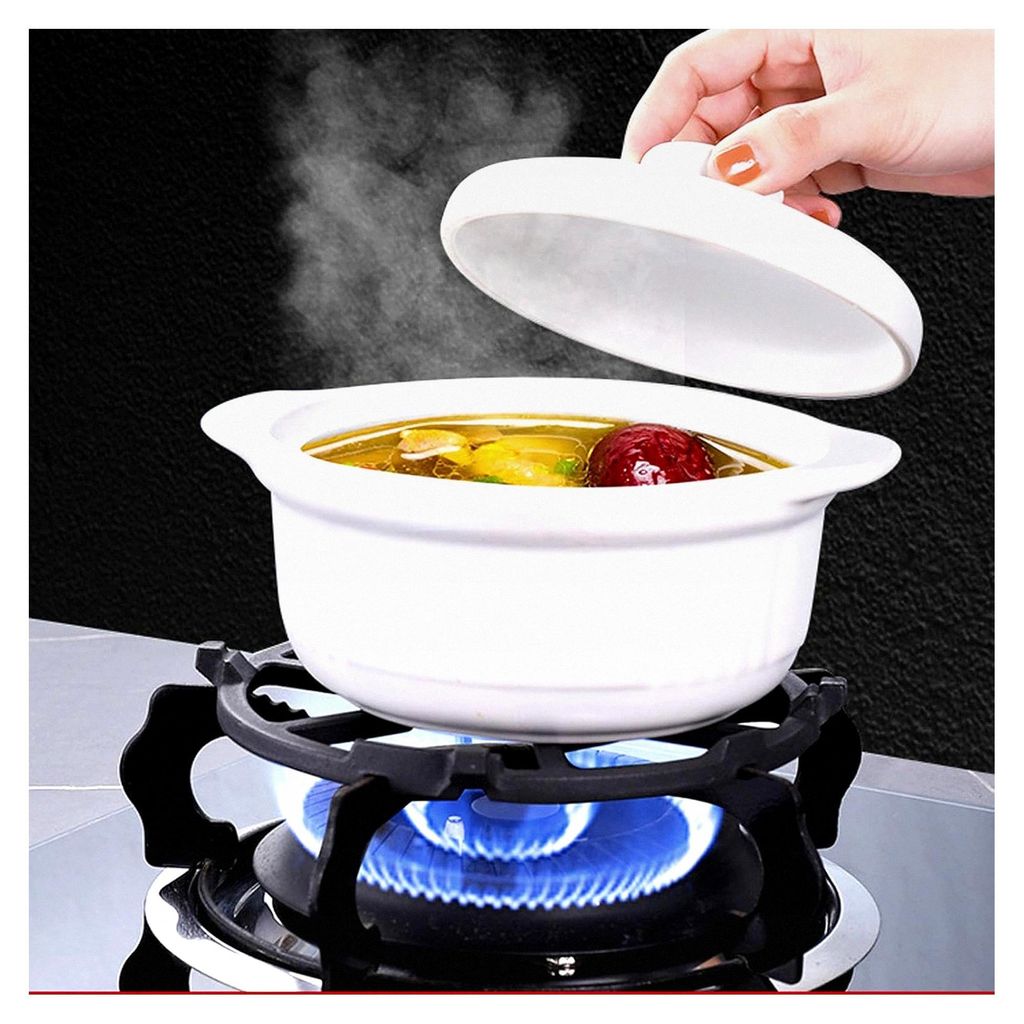 Gasherd Topfgestell, Brennerrost, Gusseisen Gasring Reduzierer Topfhalter Ständer für 4 oder 5 Fuß Gaskocher