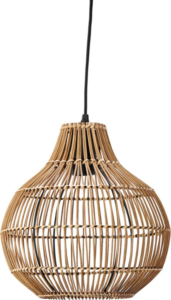 Light & Living - hängeleuchte - Pacino - natürlich - rattan - Ø 30cm - E27 - 2950618