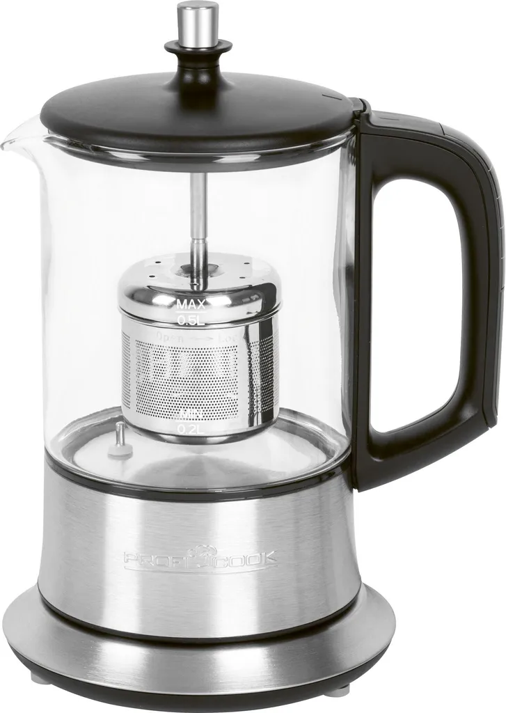 Clatronic PC-TK 1165 Bollitore e Teiera 2-in-1 Acciaio 1100W - 12