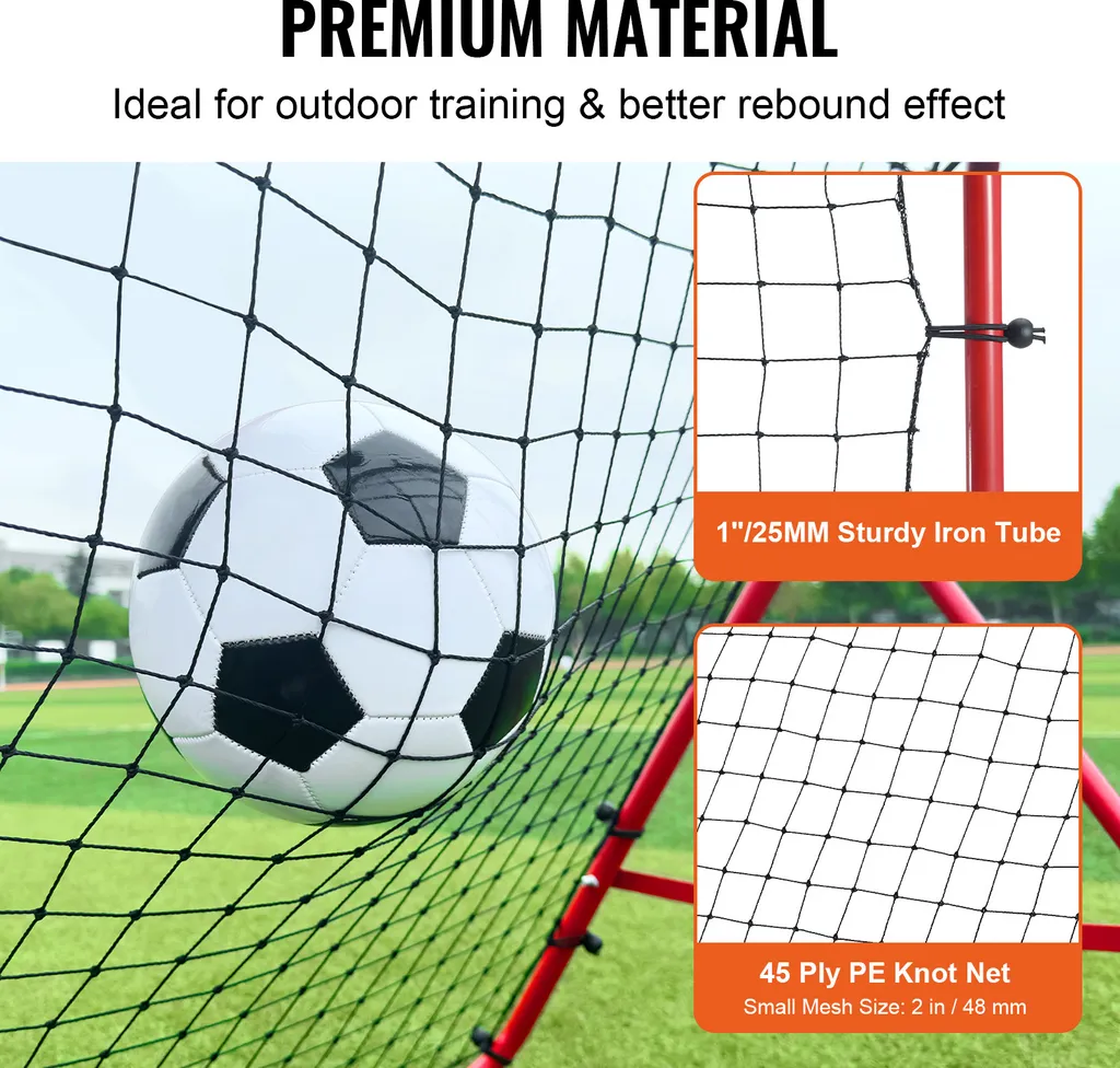Filet de Rebond Foot Ajustable 100cm - Montage Facile et Haute Tension - 4