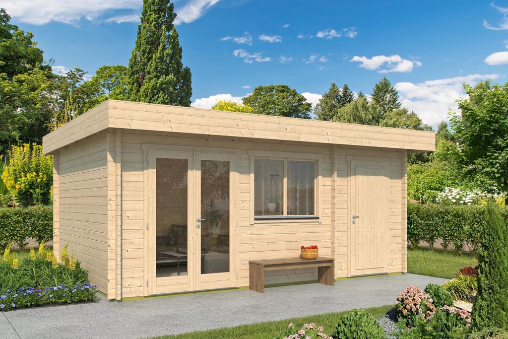 Fjordholz Gartenhaus Modell Kurt 44 C
