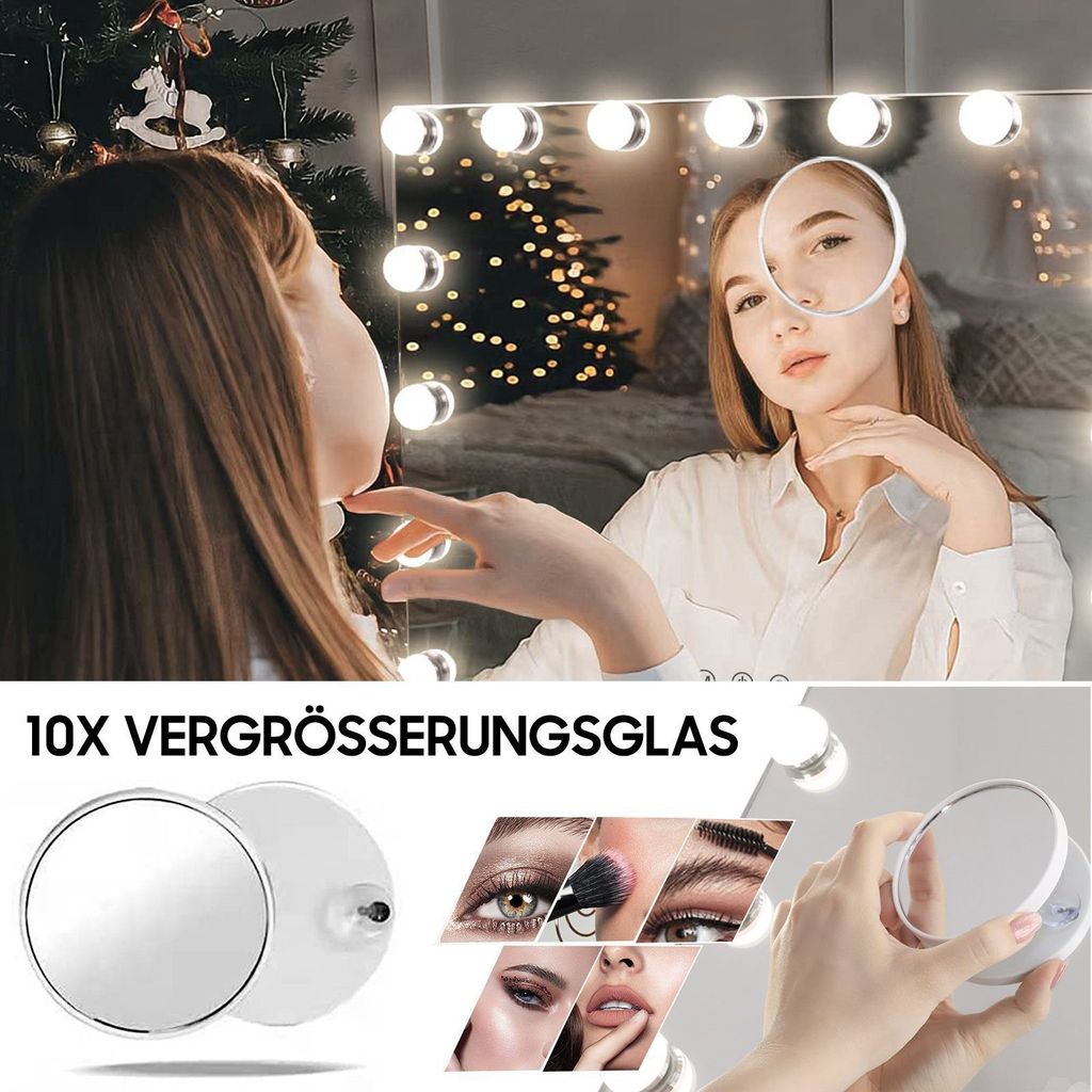Hollywoodské zrcadlo s osvětlením 15 LED Obrázek produktu 10