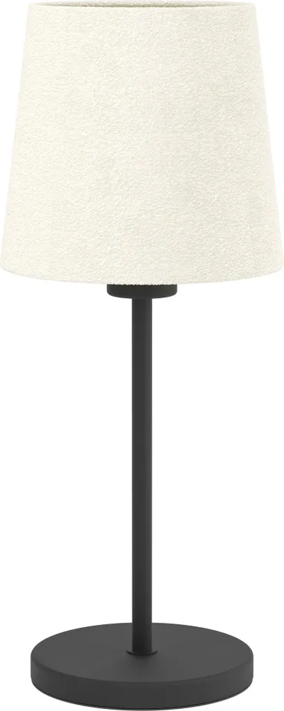 Lampada da tavolo design Carlton 2 nero, in tela, EGLO | Leroy Merlin