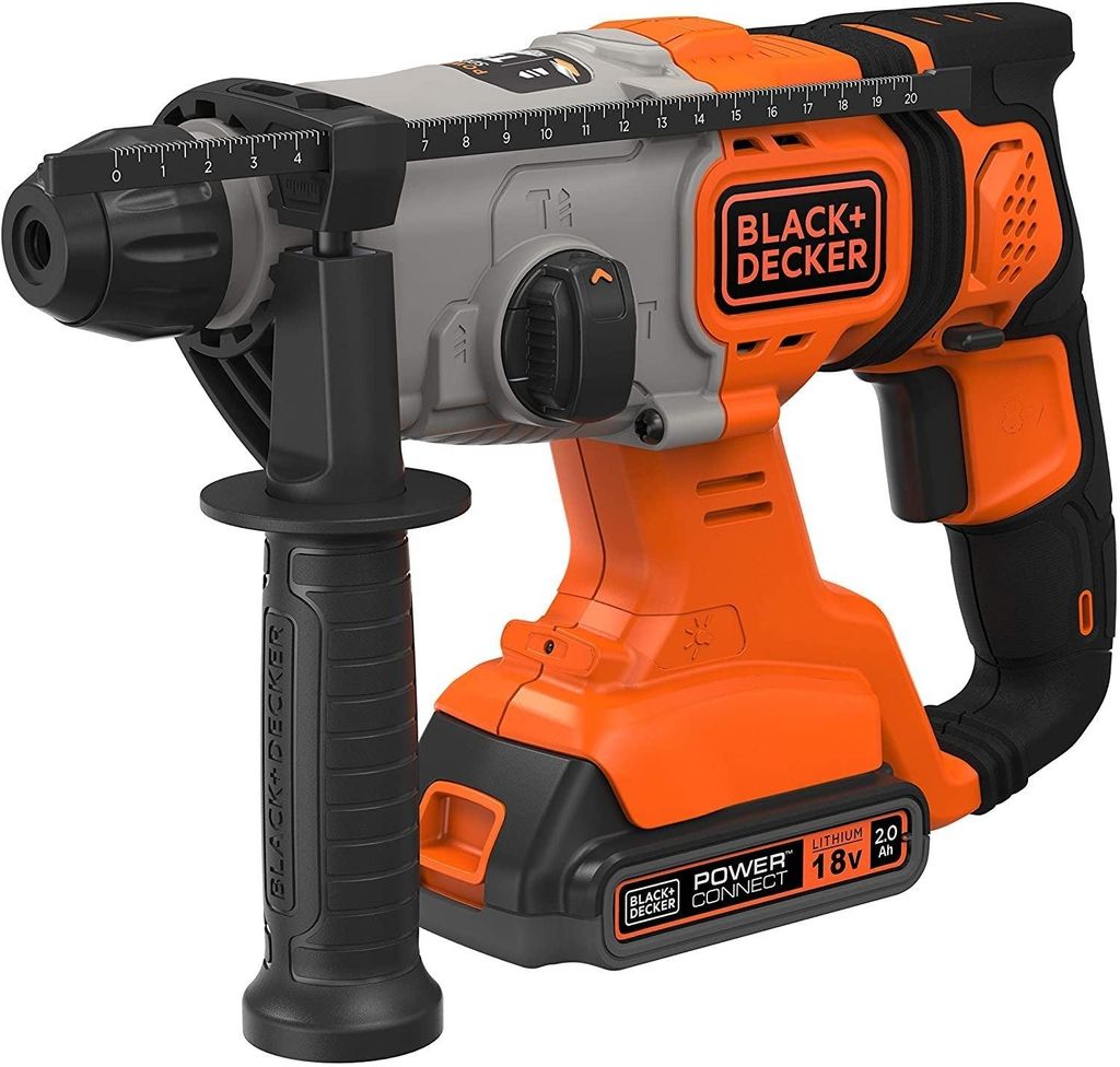 Perceuse-visseuse 3 en 1 SDS+ 18 V BLACK+DECKER BCD900D1S Image du produit 