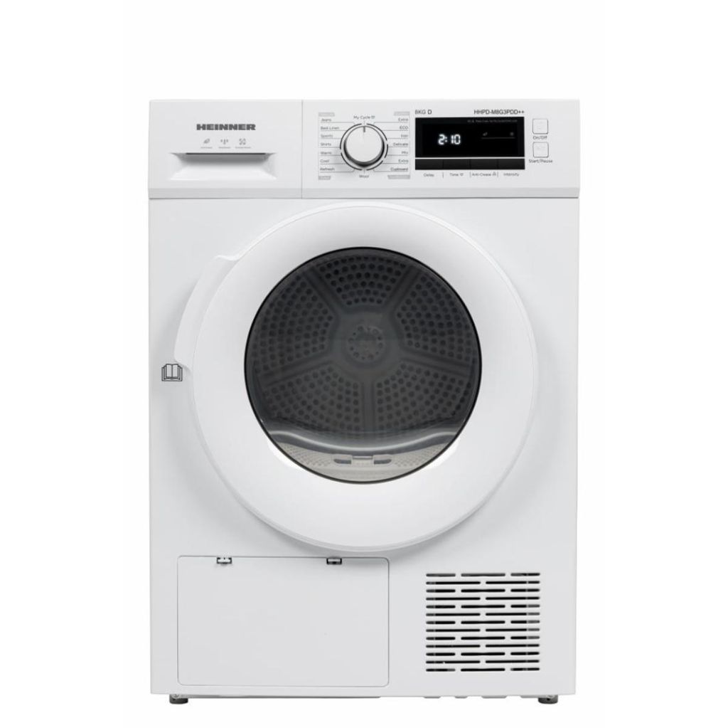 Heinner HHPD-M8G3PDD++ Warmtepompdroger 9 kg, Digitaal Productafbeelding 