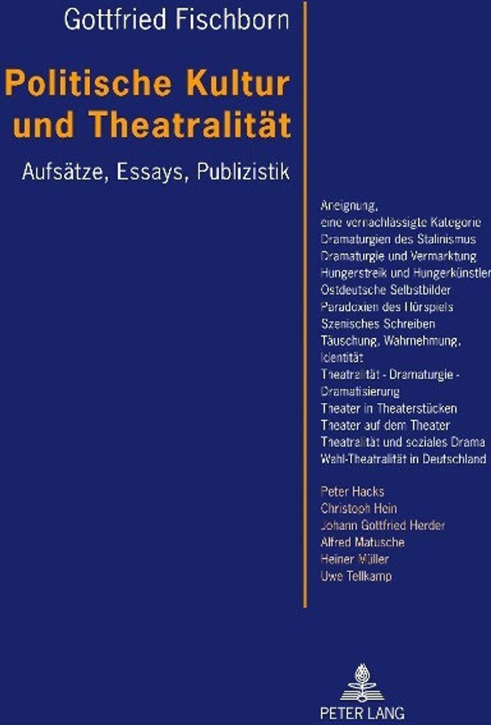Politische Kultur und Theatralität