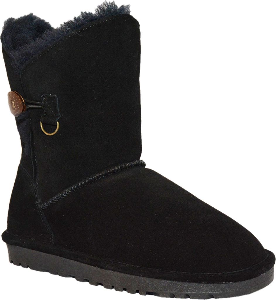 Lammfell Winterstiefel Modell LARA Schwarz 45 Produktbild 