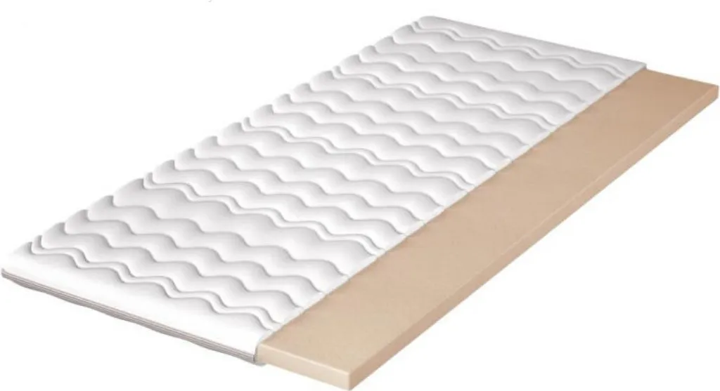 Surmatelas mousse HR 90x200 orthopédique à haute densité respirant