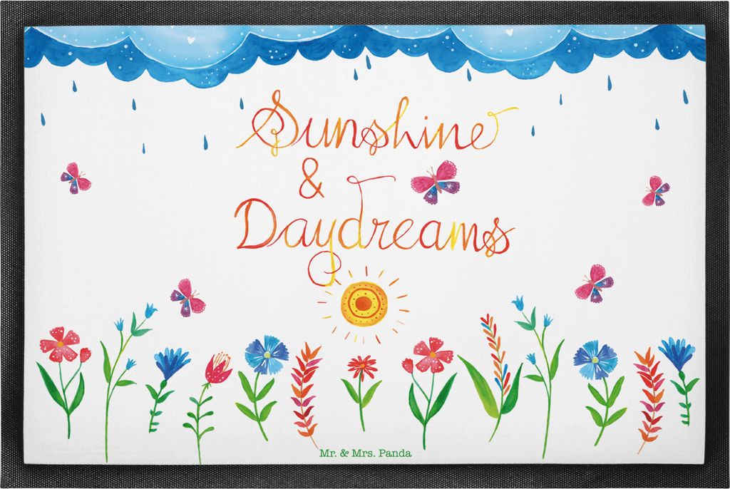 Mr. & Mrs. Panda Vorleger Sunshine and Daydreams 50 x 75 cm - Geschenk, Schmutzfangmatte, Sun Express, Dekoration, Schmutzmatte, Spruch, Fussmatte,...