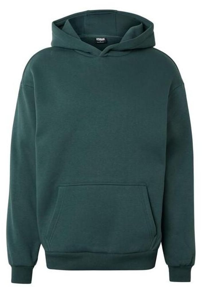 Urban Classics Kapuzenpullover Herren Fluffy Hoody flaschengrün XL