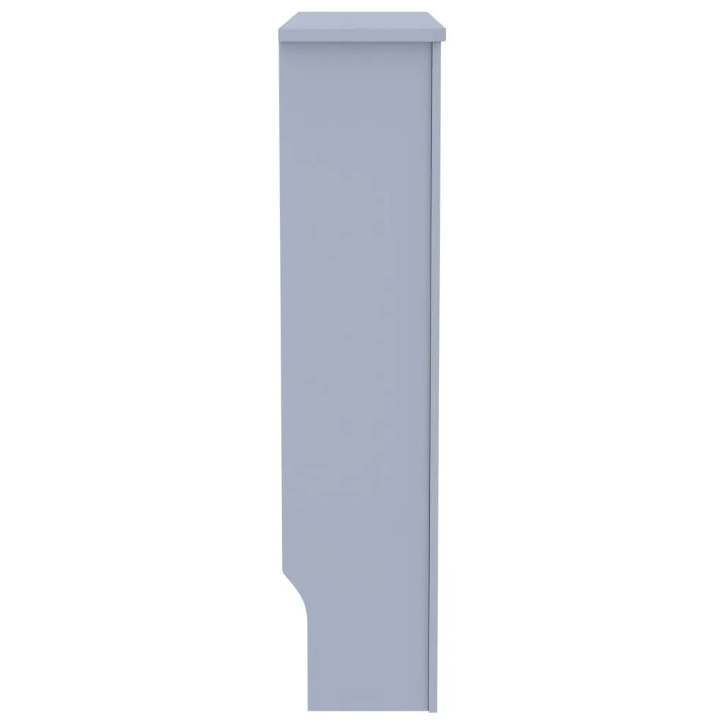Meuble Cache-radiateur Gris 78 cm en MDF - Cache Radiateur Moderne - 5