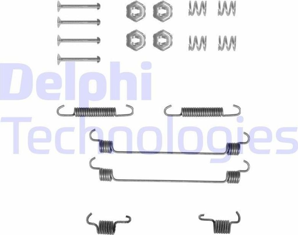 DELPHI Zubehörsatz Bremsbacken Zubehörsatz Bremsbacken LY1112 Hinten für RENAULT MEGANE II Kombi (KM0/1)