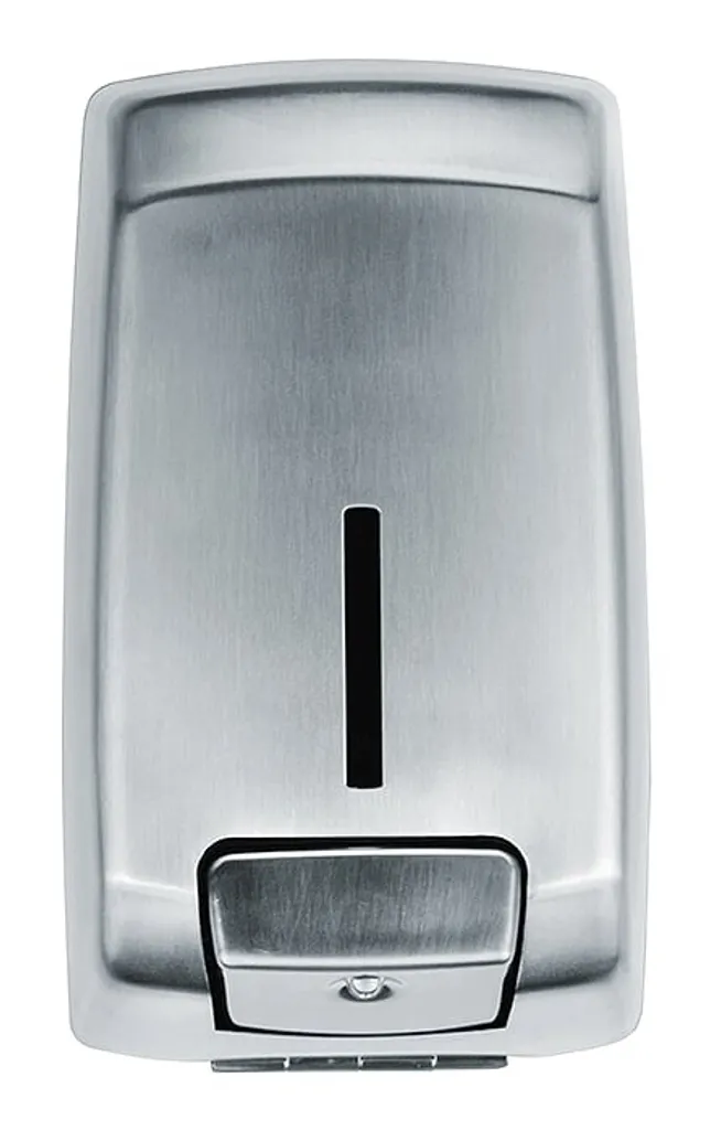 Dispenser Sapone 1,1L Acciaio Inox Spazzolato con Chiave | Bagno Professionale