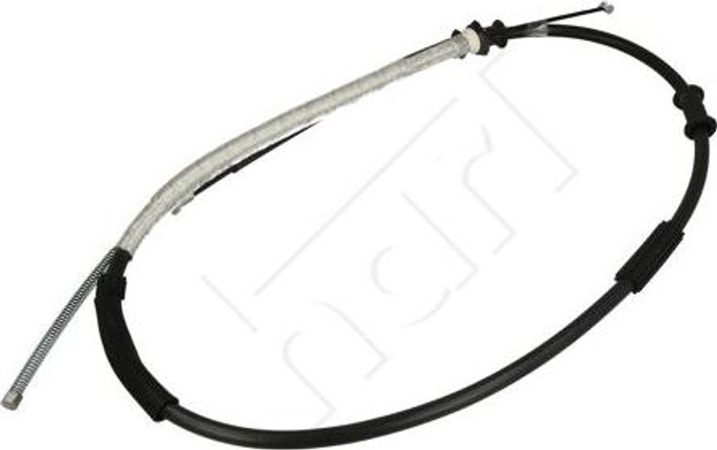 HART 231 193 Seilzug, Handbremse OE 55701942 kompatibel mit 500, 500C, Grande Punto, Punto