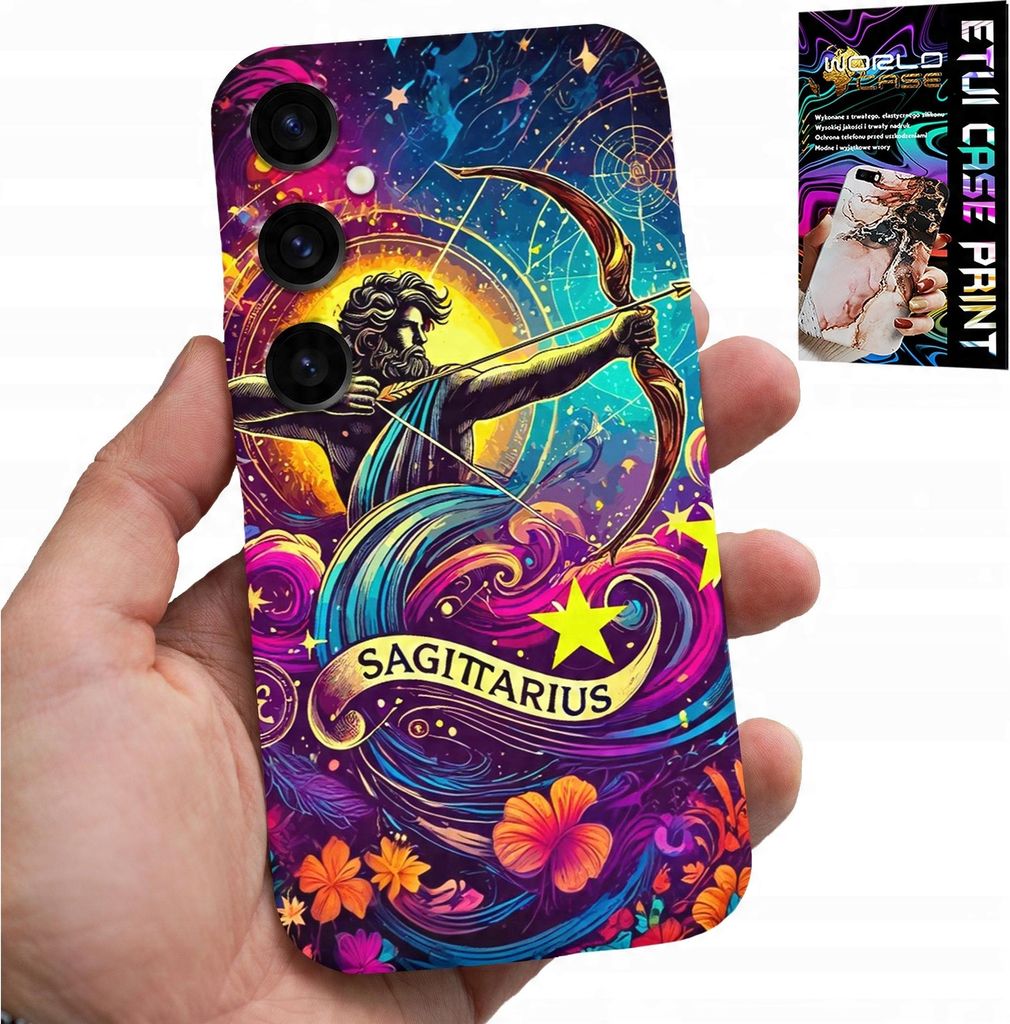 Etui Für Samsung Galaxy A55 5G - Sternzeichen, Sagittarius Astronomische Rückseite