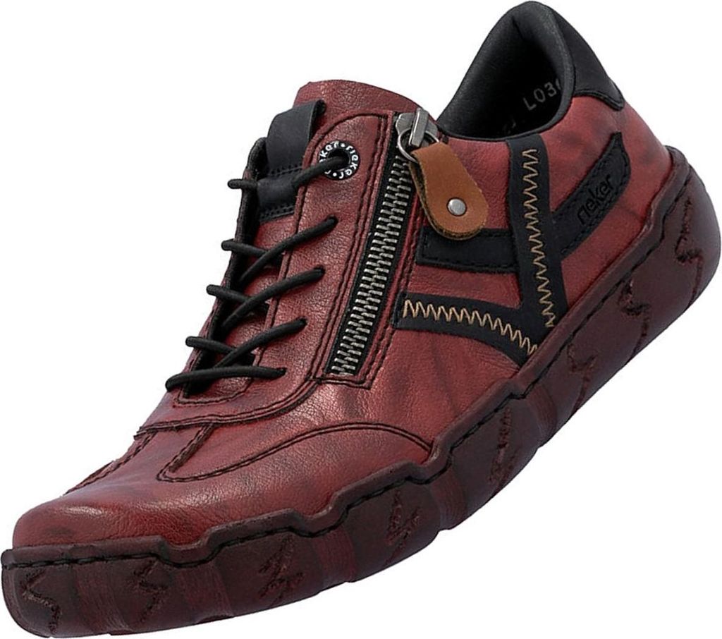 Scarpe da ginnastica Rieker da donna rosse Immagine del prodotto 