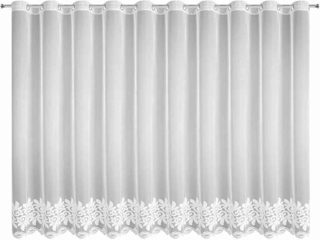 Tenda Eurofirany Talia 350x150 Bianca: Design Elegante con Occhielli Metallo