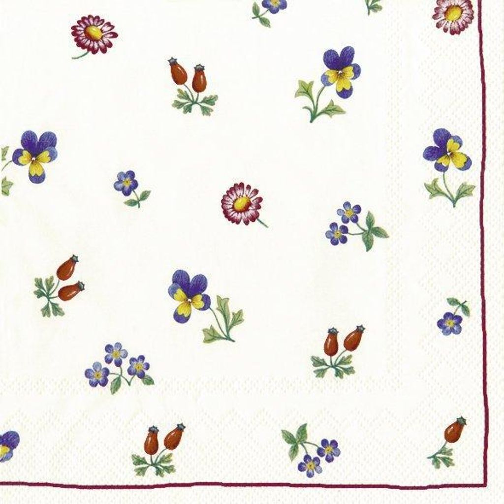 Ubrousky 33 x 33 cm – PETITE FLEUR V & B Obrázek produktu 