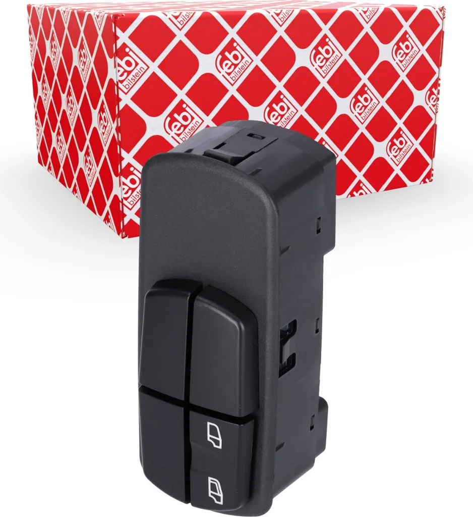 Interrupteur de vitre FEBI 101841 robuste avec connectique 24V