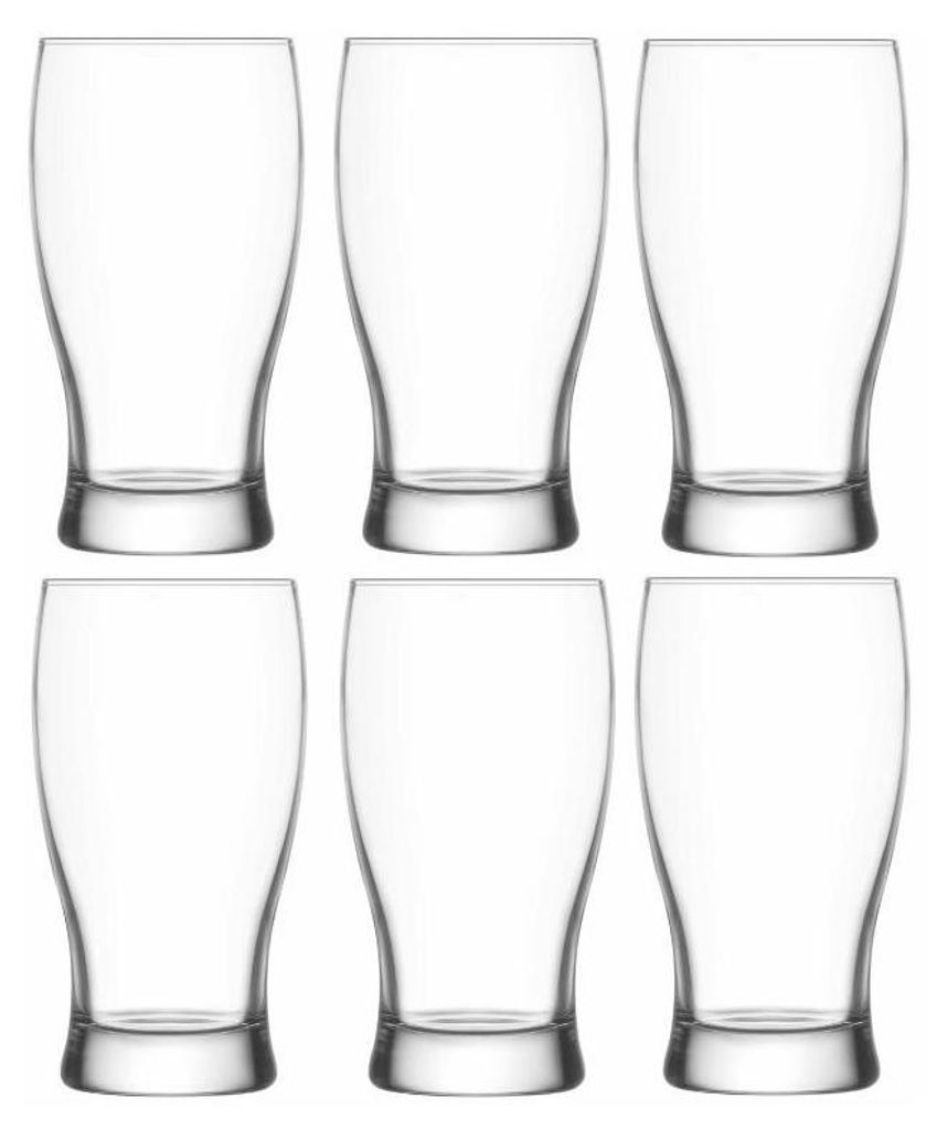 6er-Set Belek LAV 580 ml Biergläser Produktbild 