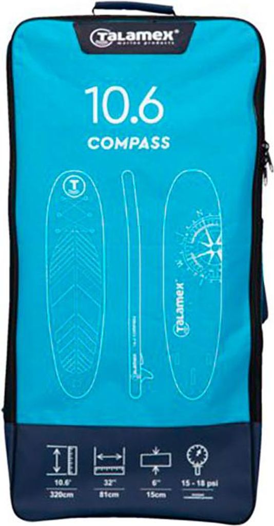 Talamex Compass 10.6 Nafukovacie pádlo na surfovanie Brown Obrázok produktu 