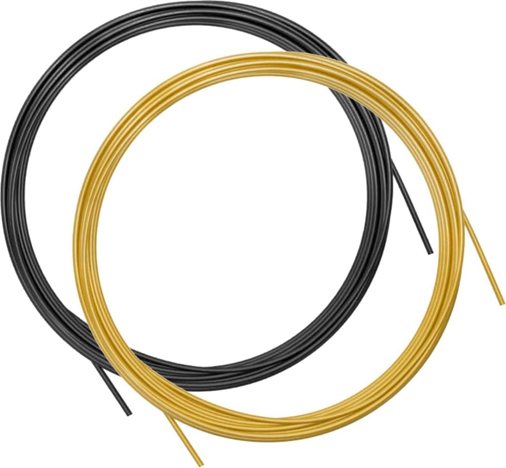 Set aus 2 Ersatzkabeln für Pro-Speed Springseil - Crossfit, Fitness und Boxen: Edelstahl Drähte mit PVC-Beschichtung - Durchmesser 3 mm, Länge 3...