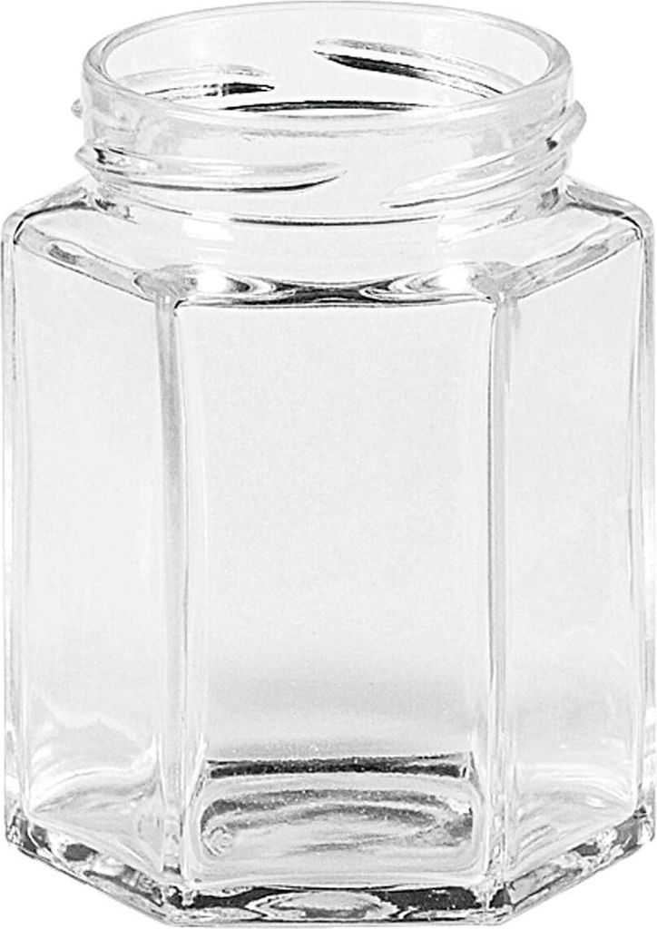 in Glas 6-eckig o.D.110ml 48to