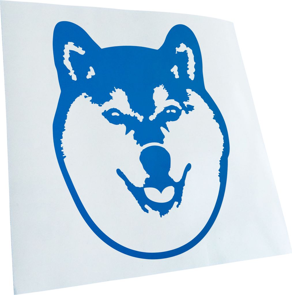 Kiwistar - Autoaufkleber - shiba inu Hund - Blau - 30x23cm - Aufkleber für Auto, Laptop, Fahrrad, LKW, Motorrad mehrfarbig JDM Decal Racing