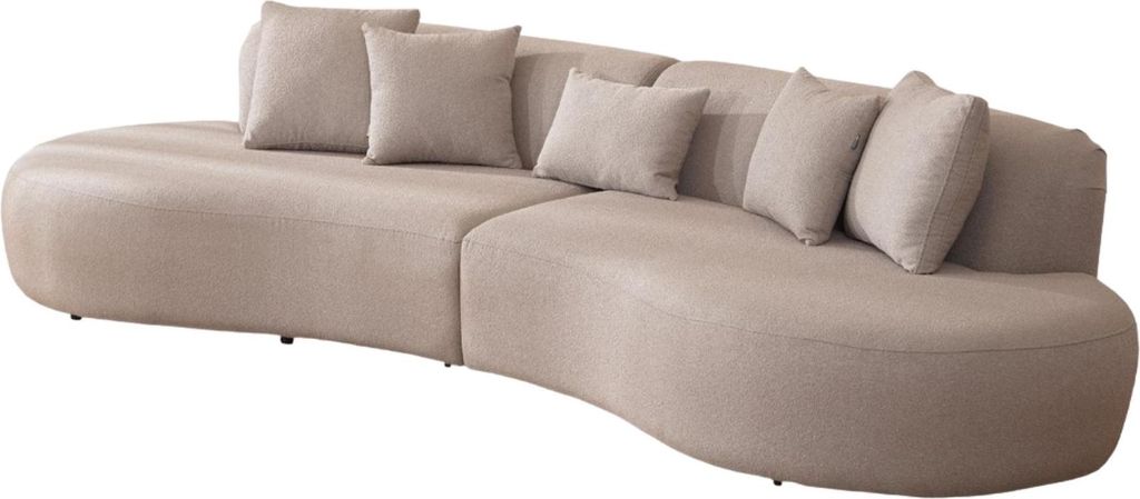 Sofa Big Couch Ovale Couchen Polster Möbel Wohnlandschaft 340cm xxl sofas