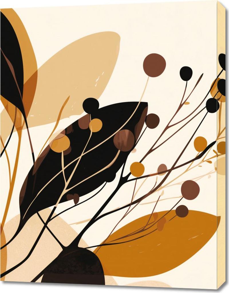 Bild 70x90cm Herbstsilhouetten
