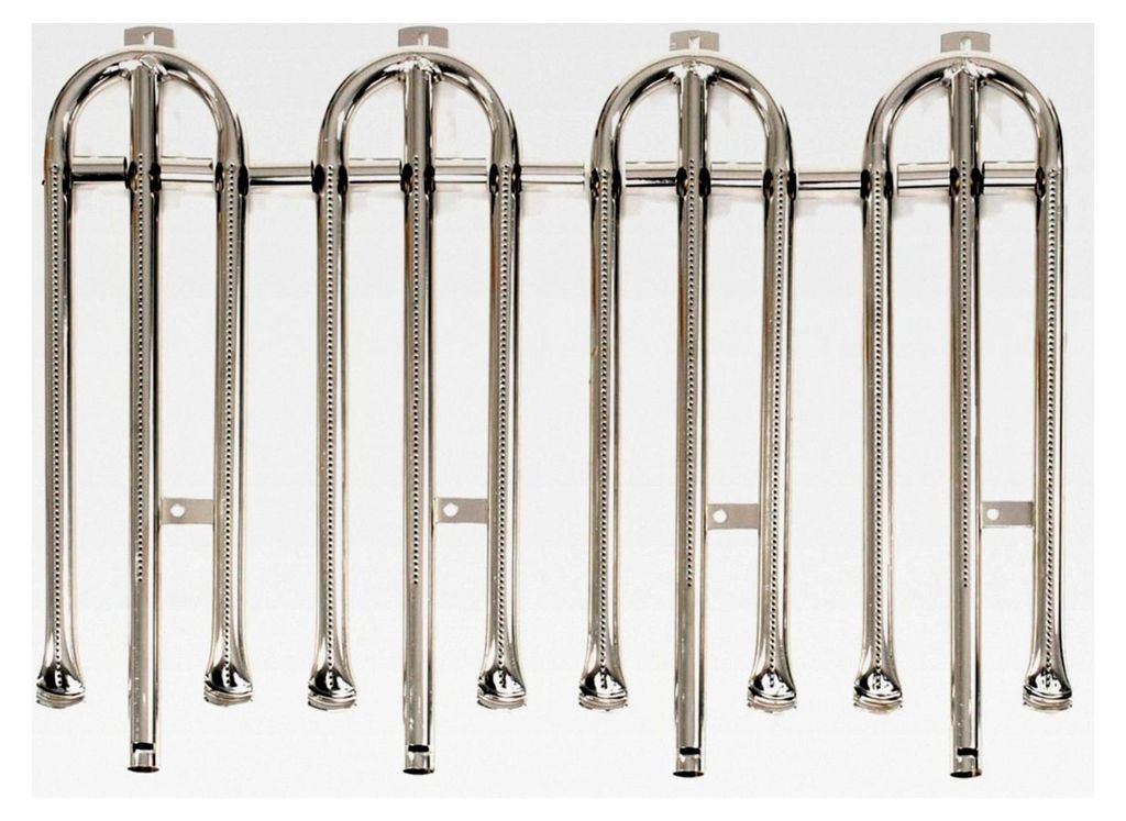 Brennerrohr-Set 4-flammig für Gasgrills und Bräter