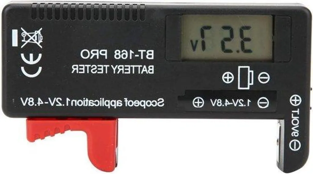 Contrôleur de piles pour maison et garage compatible AA AAA et 9V