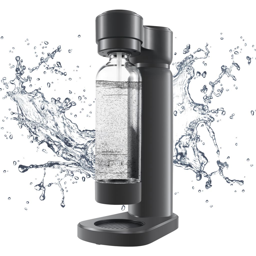 Soda Wassersprudler Sprudelwasser Maschine mit 1 L Wasserflasch Maker Soda Maker ohne CO2 Flasche BPA-Freier Trinkwassersprudler