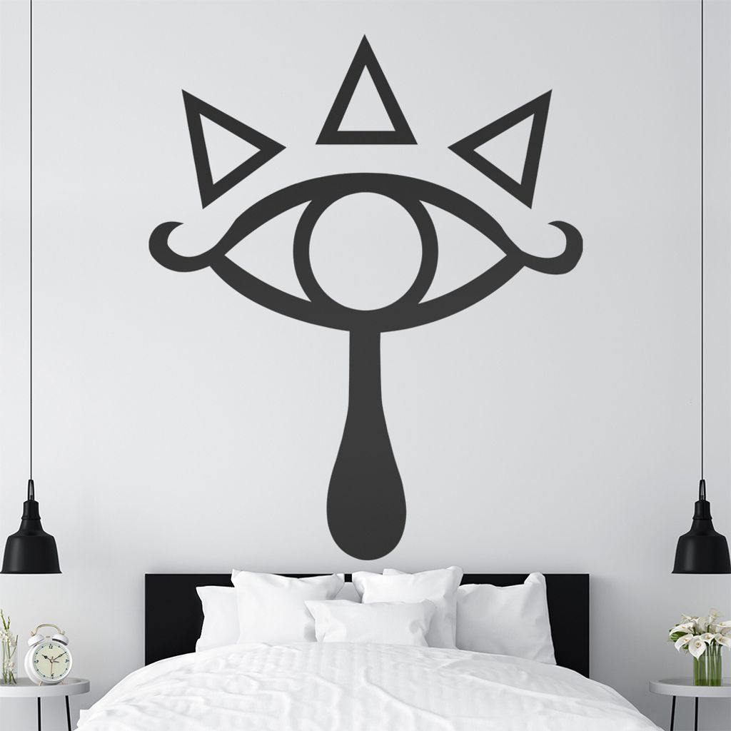 KIWISTAR Auge der Wahrheit Wandtattoo in 6 Größen - Wandaufkleber Wall Sticker - Dekoration, Küche, Wohnzimmer, Schlafzimmer, Badezimmer
