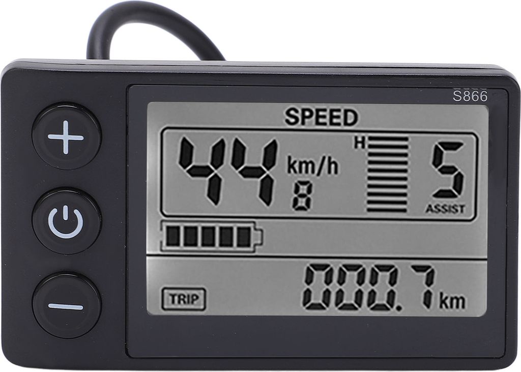 Appareil électrique, écran LCD S866, puissance, 24V 36V Image du produit 