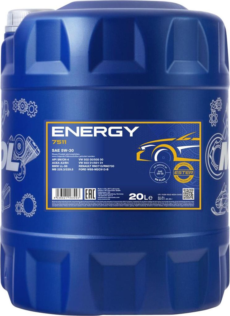 Mannol Energy 5W-30 20 Liter (MN7511-20)