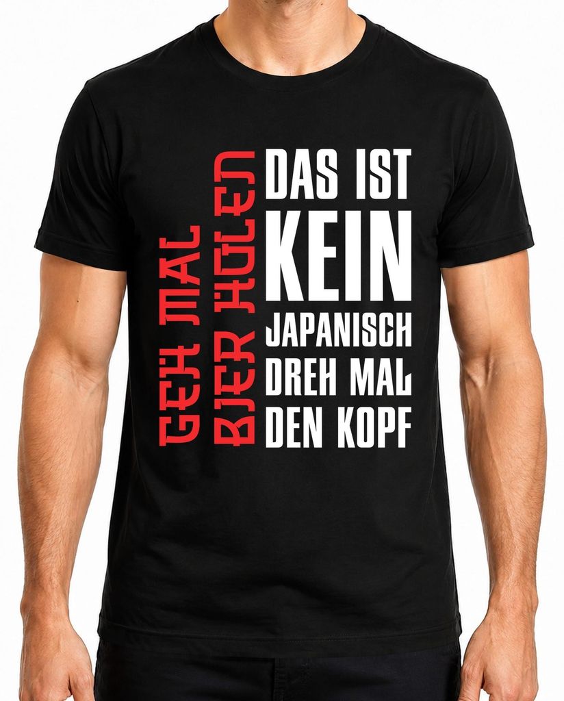 Das ist kein Japanisch Dreh mal den Kopf Anime Otaku Produktbild 