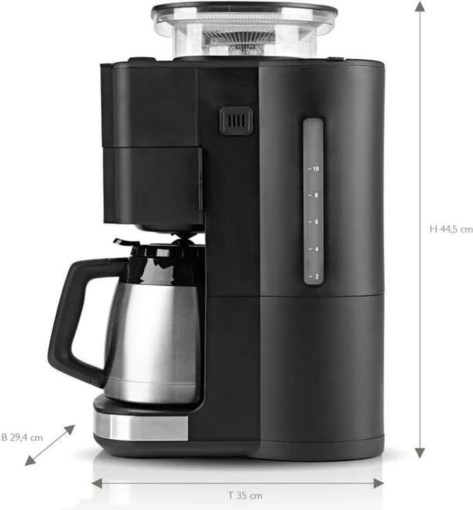Cafetière filtre programmable avec broyeur intégré et verseuse isotherme - 6