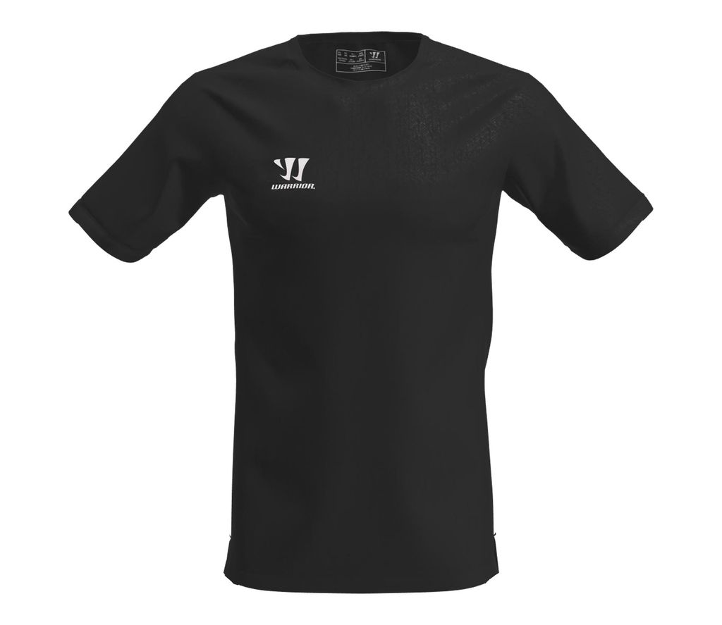 Warrior Damen Bekleidung Alpha X Baumwolle Feel T-Shirt, Farbe:BK BLACK, Größe:18