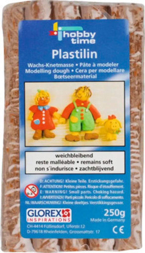 GLOREX 6 8080 107, Modellierton, Braun, Erwachsener & Kind, Produktbild 