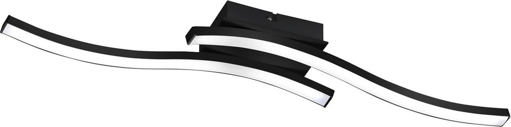 Stropní svítidlo LED - černé - kov - 9 x 56 cm Obrázek produktu 