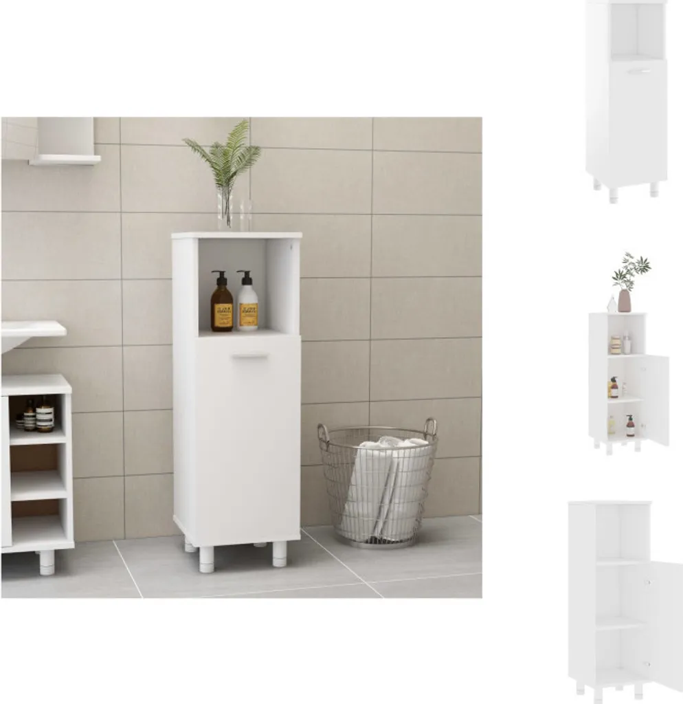 Arreda il tuo Bagno con vidaXL | Mobile Bianco 30x30x95 cm Chic
