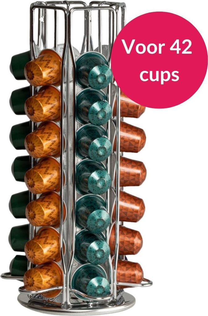Jay Hill Nespresso Kapselhalter - Edelstahl - 42 Stücke Produktbild 1